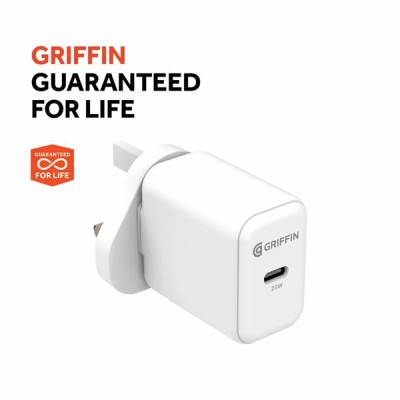 Griffin Power Block USB-C PD 20W Wall Charger - White#1