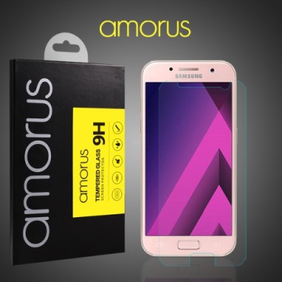 Härdat skärmskydd AMORUS för Samsung Galaxy A3 (2017) härdat skärmskydd