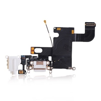 Apple iPhone 6 Laddkontakt Vit / Inkl. Montering