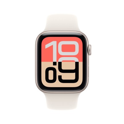 Apple Watch SE 3 GPS + Cellular 44mm Stjärnglans Aluminiumboett med Stjärnglans Sportband - S/M#2