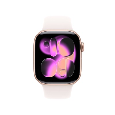 Apple Watch Series 11 GPS + Cellular 42mm Roséguld Aluminiumboett med Rosé Sportband - S/M#2