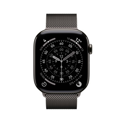 Apple Watch Series 11 GPS + Cellular 46mm Skiffer Titanboett med Slate Milanese Loop - M/L#2