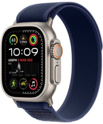 Apple Watch Ultra 2 GPS + Cellular 49mm Naturlig Titanboett med Blå Terrängloop - S/M