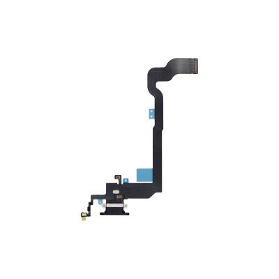 Apple iPhone X Laddkontakt Svart / Inkl. Montering