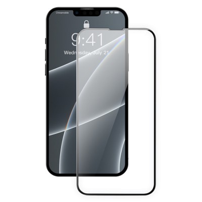 Baseus Skärmskydd Härdat Glas för iPhone 13/13 Pro, 2-pack - Black Edge#1