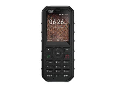 Cat B35 Svart Knapptelefon, 2,4" färgskärm, 2MP kamera, dual sim, 4G
