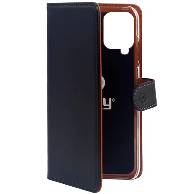 Plånboksfodral Celly Wallet Casealaxy A12 Svart#3