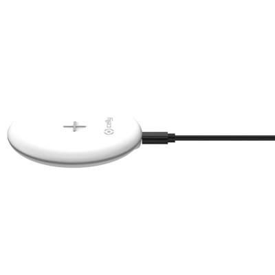 Celly Trådlös laddare Qi 10W Turbo Vit