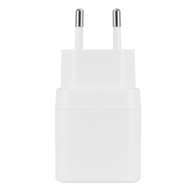 Deltaco USB GaN wall charger 1x USB-A 18, W 1x USB-C PD 30 W, PPS#3