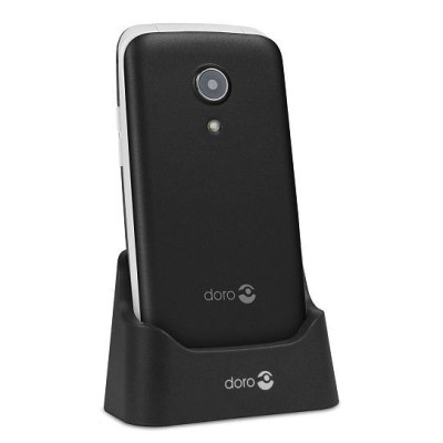 DORO 2415 Mobiltelefon Flip Svart/Vit Olåst