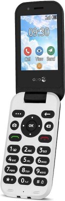 Doro 7031 - Röd/Vit Vikbar telefon 4G