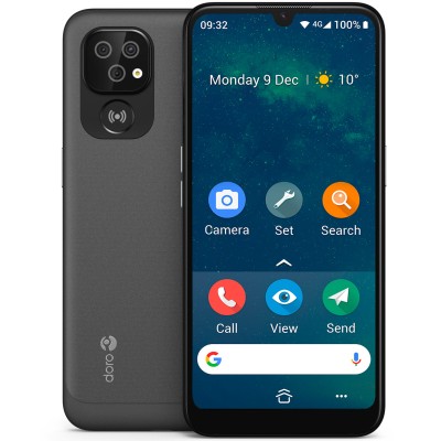 Doro 8110 4G Smartphone Svart/Grå 6,1"