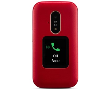 Doro 6881 4G Viktelefon Röd/Vit