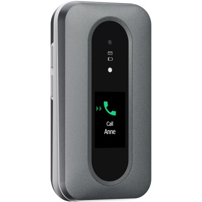 Doro Mobiltelefon 4G Leva L31 Grafitgrå/Vit#3