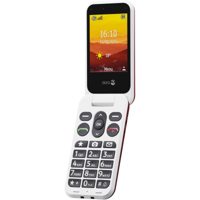 Doro Mobiltelefon 4G Leva L31 Röd/Vit#1