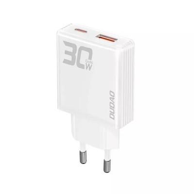 Dudao Laddare 30W FastCharge, 1xUSB-C+1xUSB-A