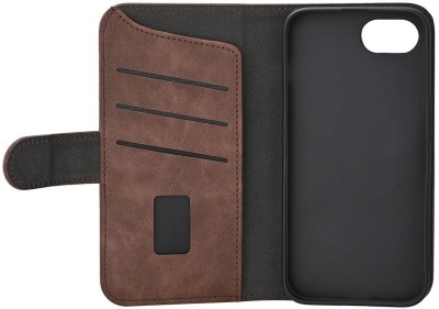 Plånboksfodral GEAR Classic 3 card Recycled MagSeries iPhone 16e - Brun#3