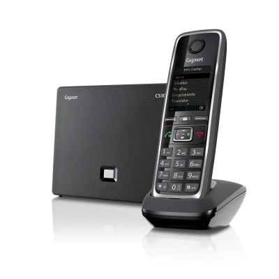 Siemens Gigaset C530IP Trådlös telefon/VoIP nr. presentatör, samtal väntar m.m.
