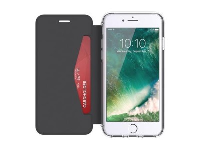 Griffin Reveal Wallet till iPhone 8/7 - Black/Clear