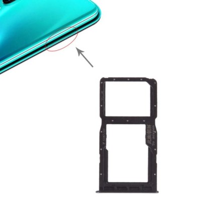 Huawei P30 Lite Minneskort/Simkortshållare - Svart