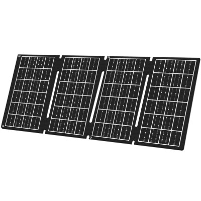 LogiLink Vikbar solcellspanel med USB-laddare 1x USB-C, 1 x USB-A 15W#1