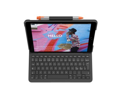Logitech Slim Folio Keyboard Cover for iPad 10,2 tum (7:e /8:e generation), BT, Nordiskt - Grafitgrå#7