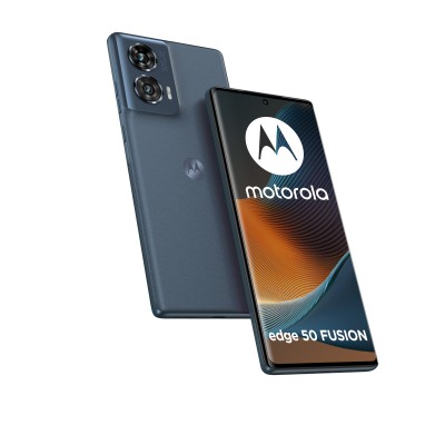Motorola Edge 50 Fusion 5G, Dual-SIM, 256 GB / 12 GB, 6,7 pOLED-skärm 2400 x 1080(144 Hz), 2 Bak kameror 50 MP, 13 MP, Fram Kamera 32 MP - Skogsblå