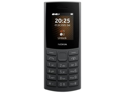 Nokia 105 4G 2nd Edition 1.8" - Svart