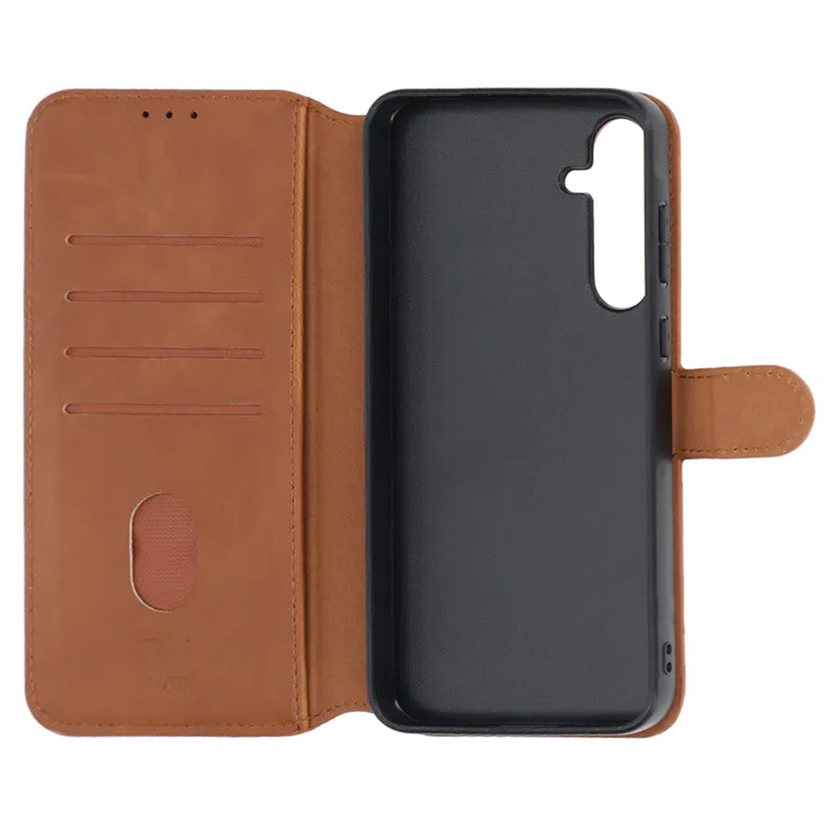Samsung Galaxy A35 Plånboksfodral Magnet - Brun