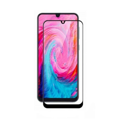Screen Protector Galaxy A70 - 3D Tempered Glass Black (bulk)