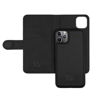 Plånboksfodral iPhone 13 Pro Max Magnet Läder Rvelon - Svart#1