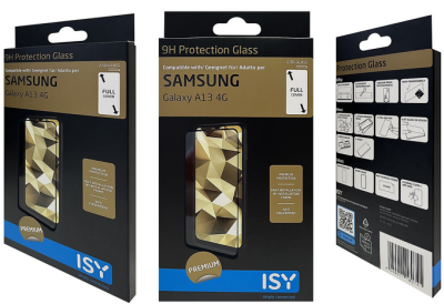 Samsung Galaxy A13 4G, 9H Protection Full, Skärmskydd ISY