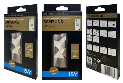Samsung Galaxy S23+ 9H Protection Full, Skärmskydd ISY