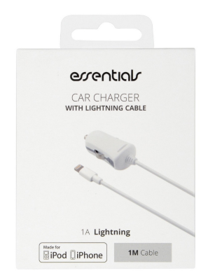 Essentials Car Charger 1 A 5V lightning#2