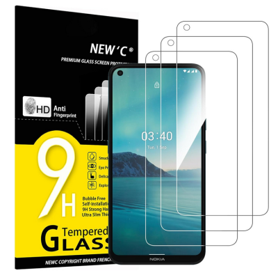 Skärmskydd till Nokia 3.4, 9H, 0,33 mm härdat glas