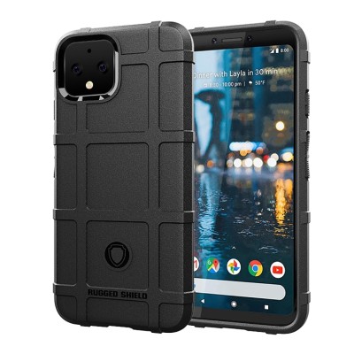 	Stöttåligt Skal för Google Pixel 4, Rugged Shield - Svart