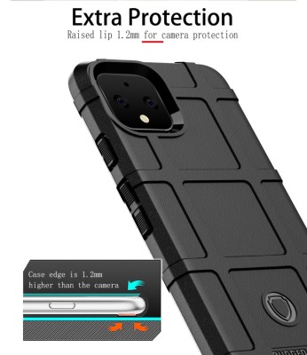 	Stöttåligt Skal för Google Pixel 4, Rugged Shield - Svart#2