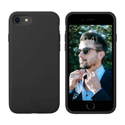 iPhone 7/8/SE 2020/2022 Silikonskal - svart#1