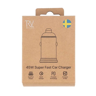 Billaddare 45W USB-C PD3.0 & USB A QC3.0#1