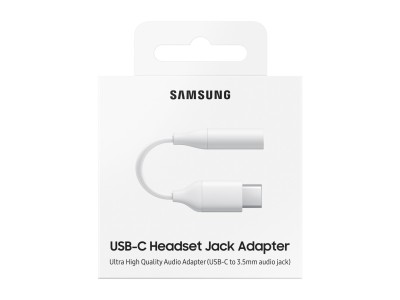 Samsung Hörlursadapter USB-C till 3.5 mm - Vit#3
