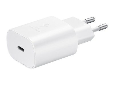 Samsung 25W Snabbladdare - vit Väggladdare med 25W snabbladdning