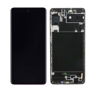 Samsung Galaxy SM-A715F A71 In-Cell LCD Display Black with OEM inkl. Montering