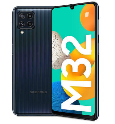 Samsung Galaxy M32 128 GB 6,4 OLED Display, Android 11, 64MP Quad-Kamera, 4G, Svart#1