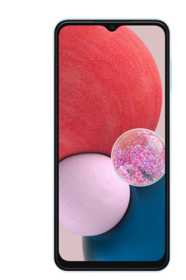 Samsung Galaxy A13 64GB Mobiltelefon, 6.6" FHD+ Infinity-V skärm, 50+5+2+2 MP kamera, 4G - Blå