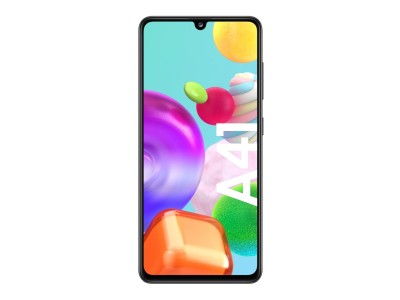 Samsung Galaxy A41, 64 GB, 6.1", 48/8/5/25 Mpixel, MicroSD, Dual SIM, Android 10 - Prism Crush Black#1