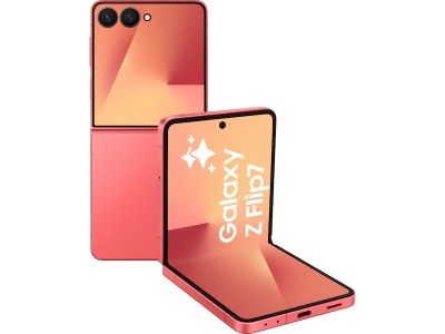 Samsung Galaxy Z Flip7 256 GB, 6.8" FHD+, 50/12/10 Mpixel kamera, Dual SIM, Android - Coral Röd#1