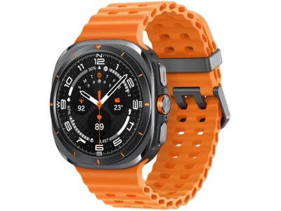 Samsung Galaxy Watch Ultra 2025, 1.5" sAMOLED, IP68, 10ATM - Titanium Gray (orange armband)
