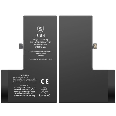 iPhone 13 Pro Max Batteri 4650mAh inkl. montering