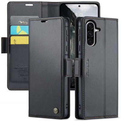 Samsung Galaxy A56 5G Plånboksfodral m. RFID-block. - Svart