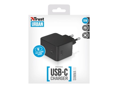 Trust URBAN SUMMA 18 - Strömadapter - 18 Watt - 3 A - PD 3.0 (USB-C)#4